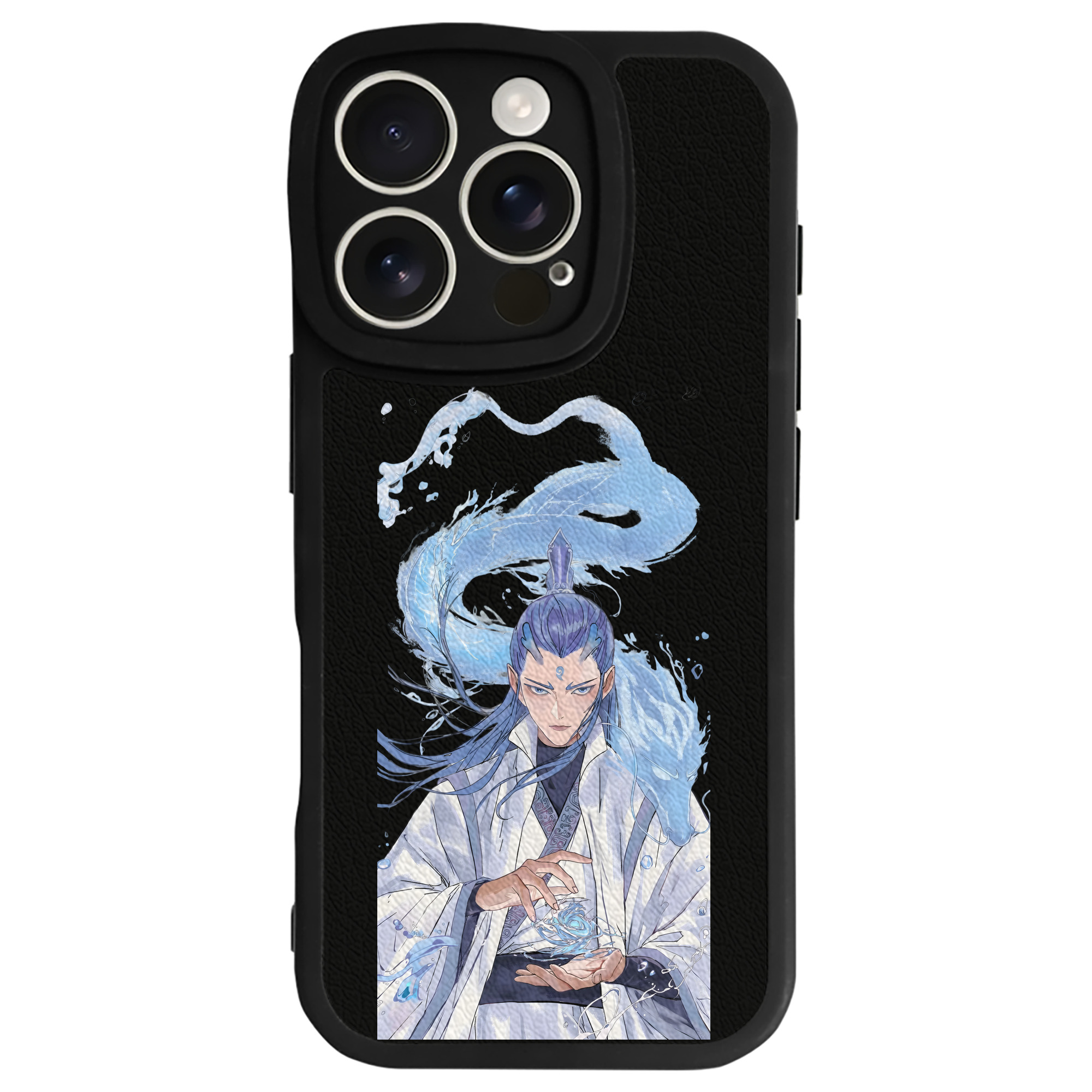 （画像用） Ne Zha 2 ナタ 魔童の大暴れ 【iPhone 16シリーズ対応】シリコンスマホケース（レザー調） 材質：シリコン